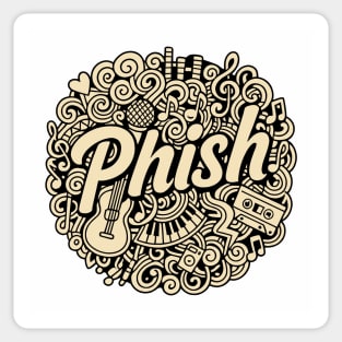 alternative music vibes phish rock Sticker